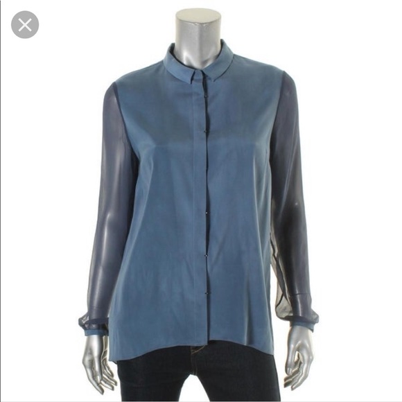 Elie Tahari Alejandra Silk Blend Blouse - Picture 3 of 8